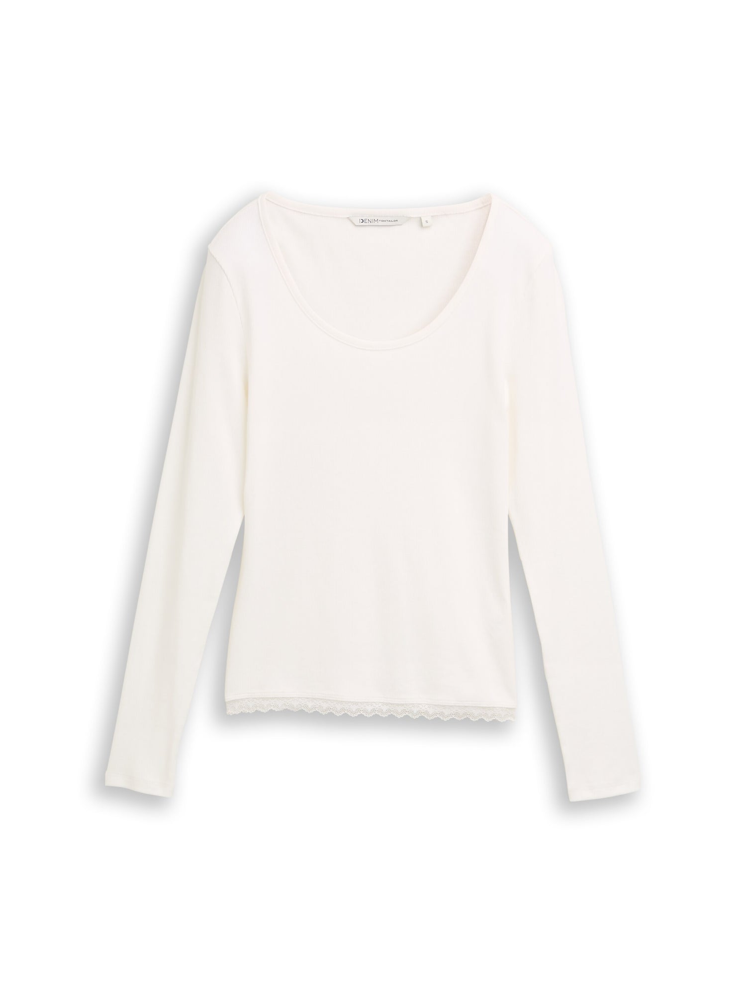 Langarmshirt mit Spitze