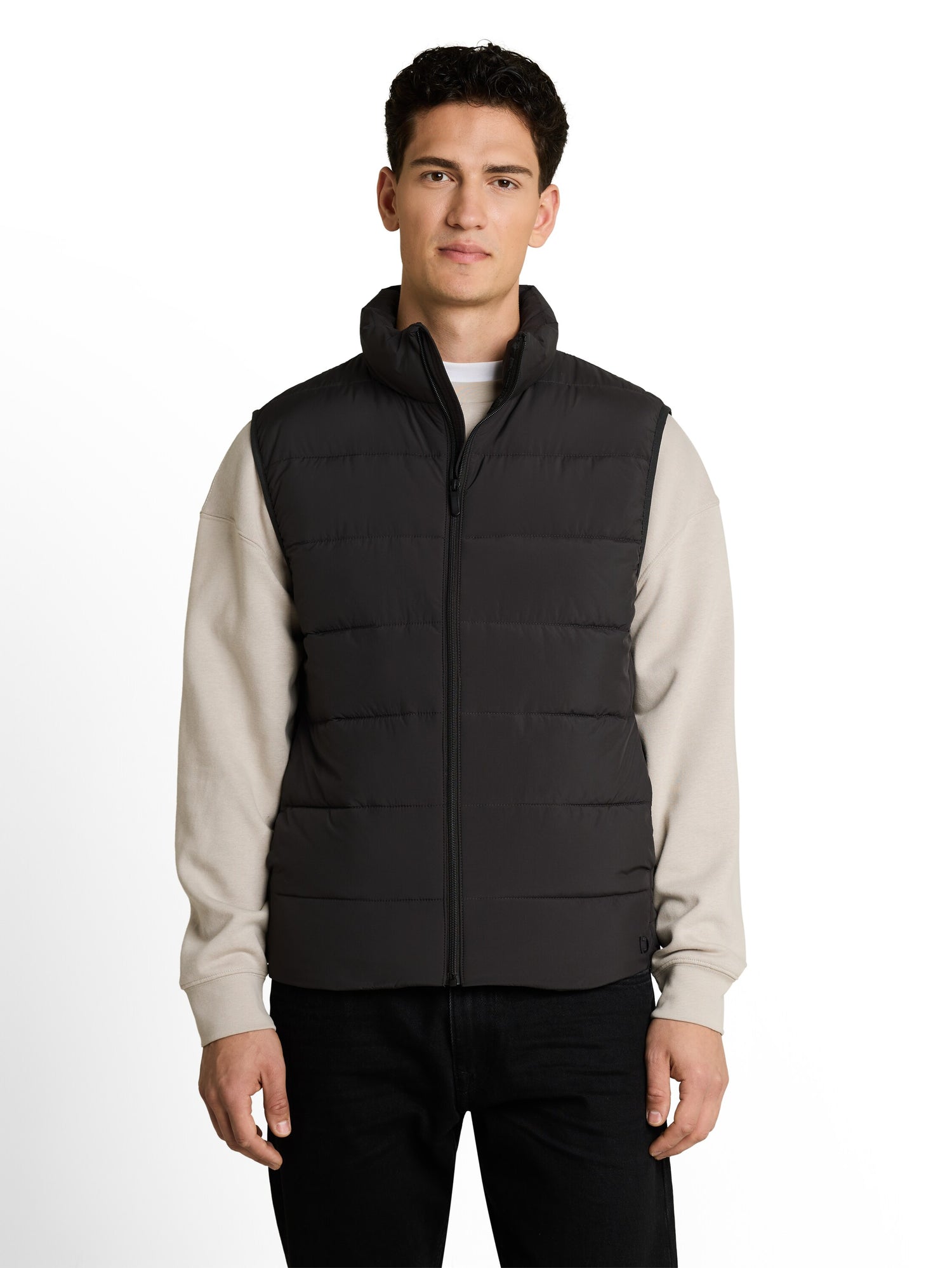 Lightweight Steppweste mit Stehkragen