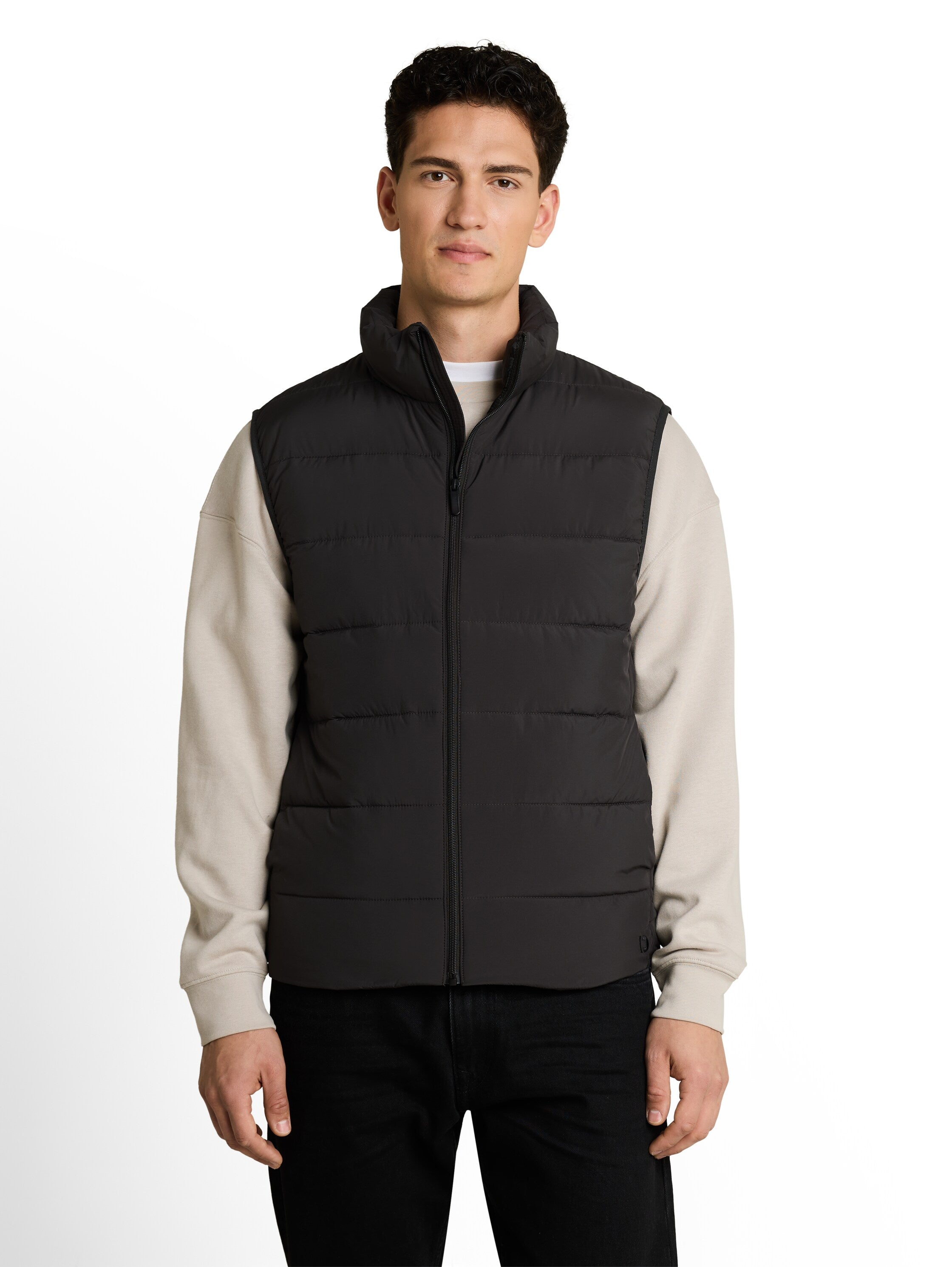 Lightweight Steppweste mit Stehkragen