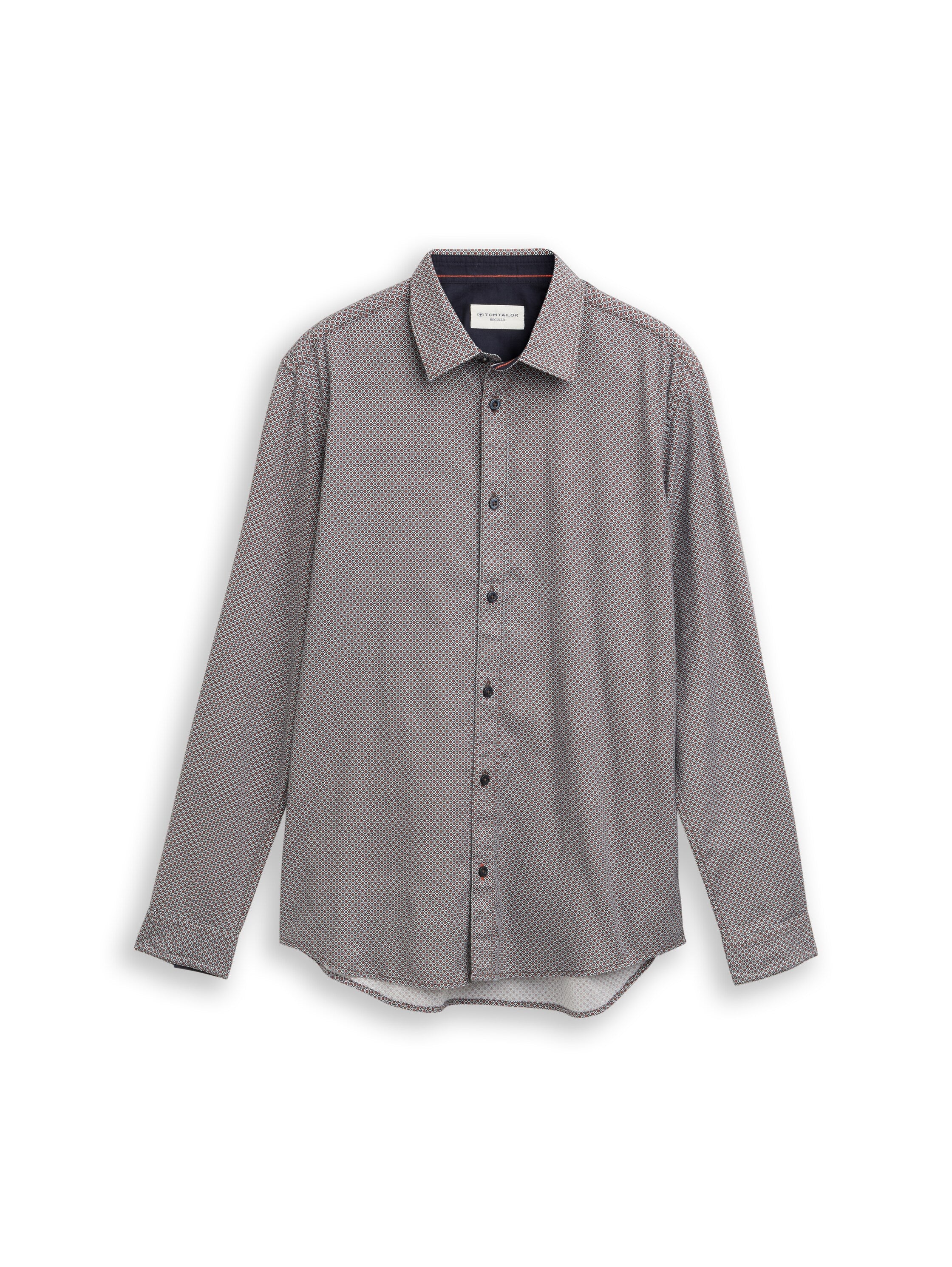 Regular Fit Hemd mit Allover-Print