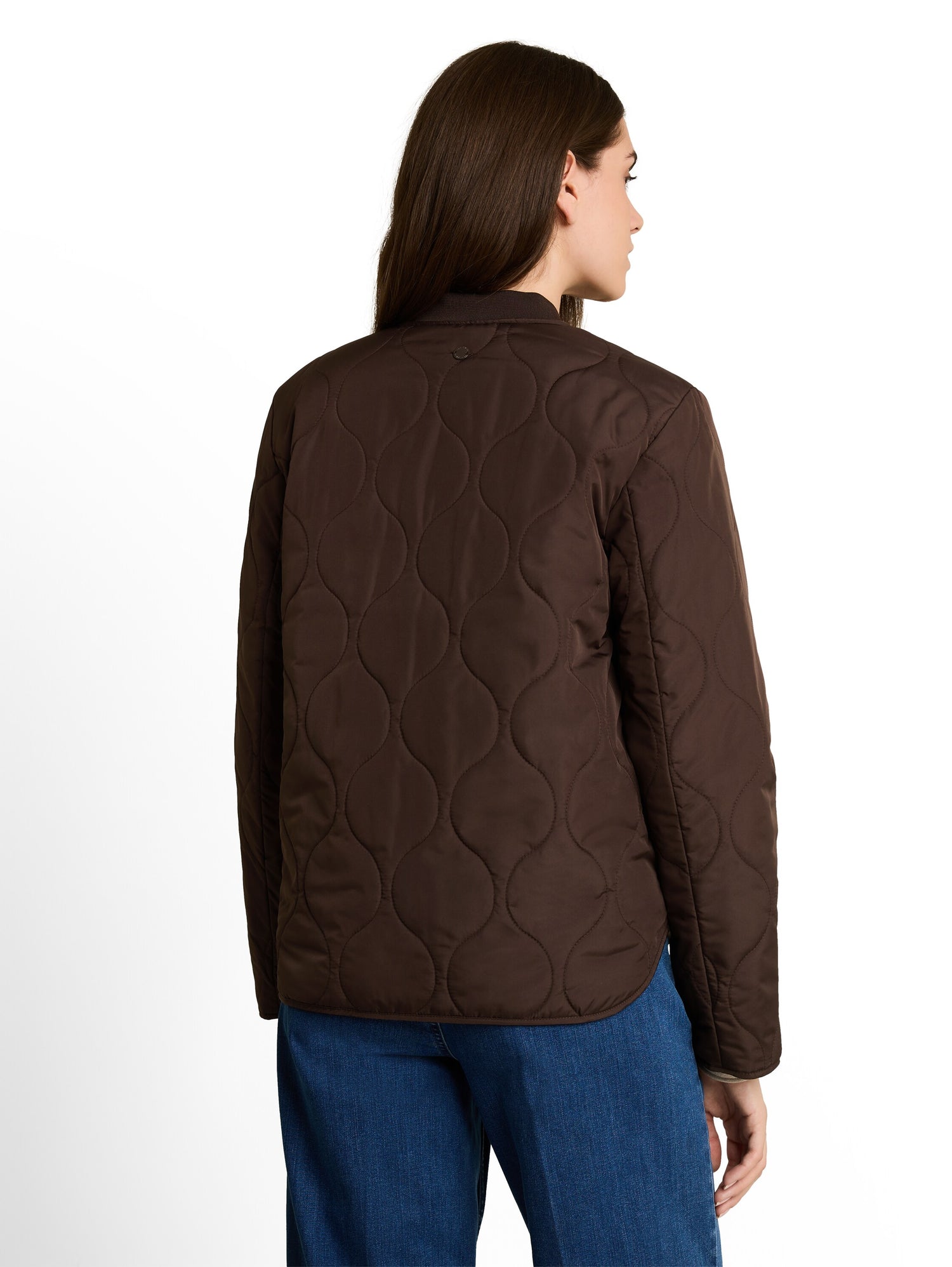 Steppjacke mit Bomberkragen