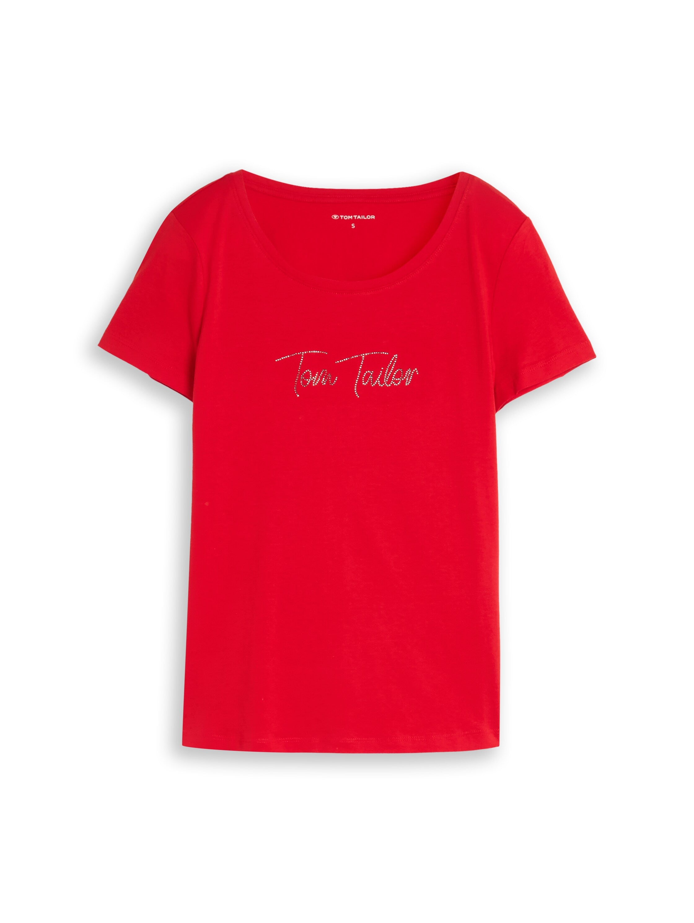 T-Shirt mit Glitzer-Logo