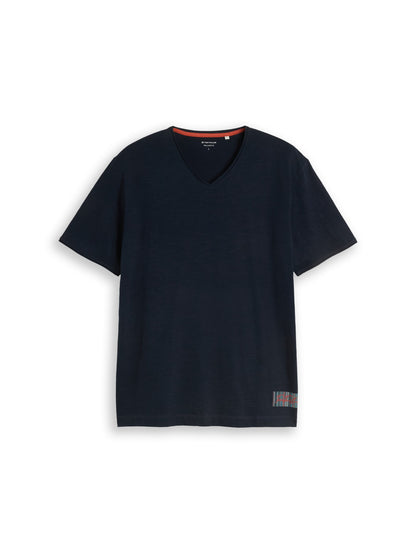 T-Shirt mit V-Ausschnitt