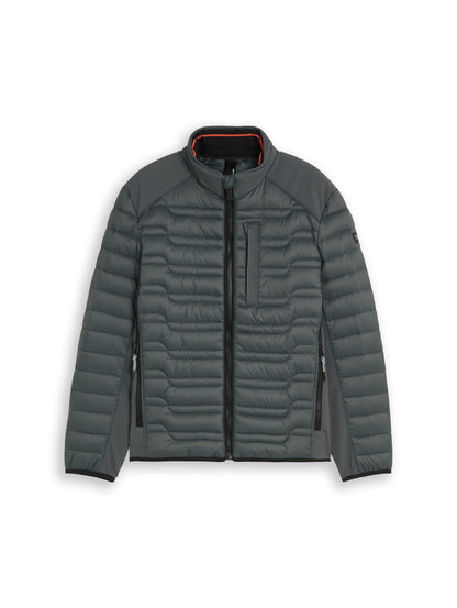 Lightweight Hybrid Steppjacke mit Stehkragen