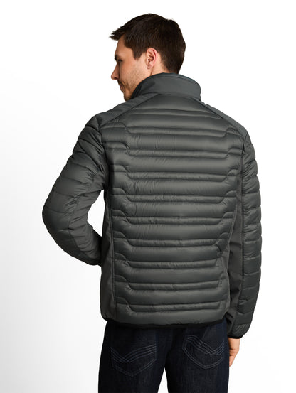 Lightweight Hybrid Steppjacke mit Stehkragen