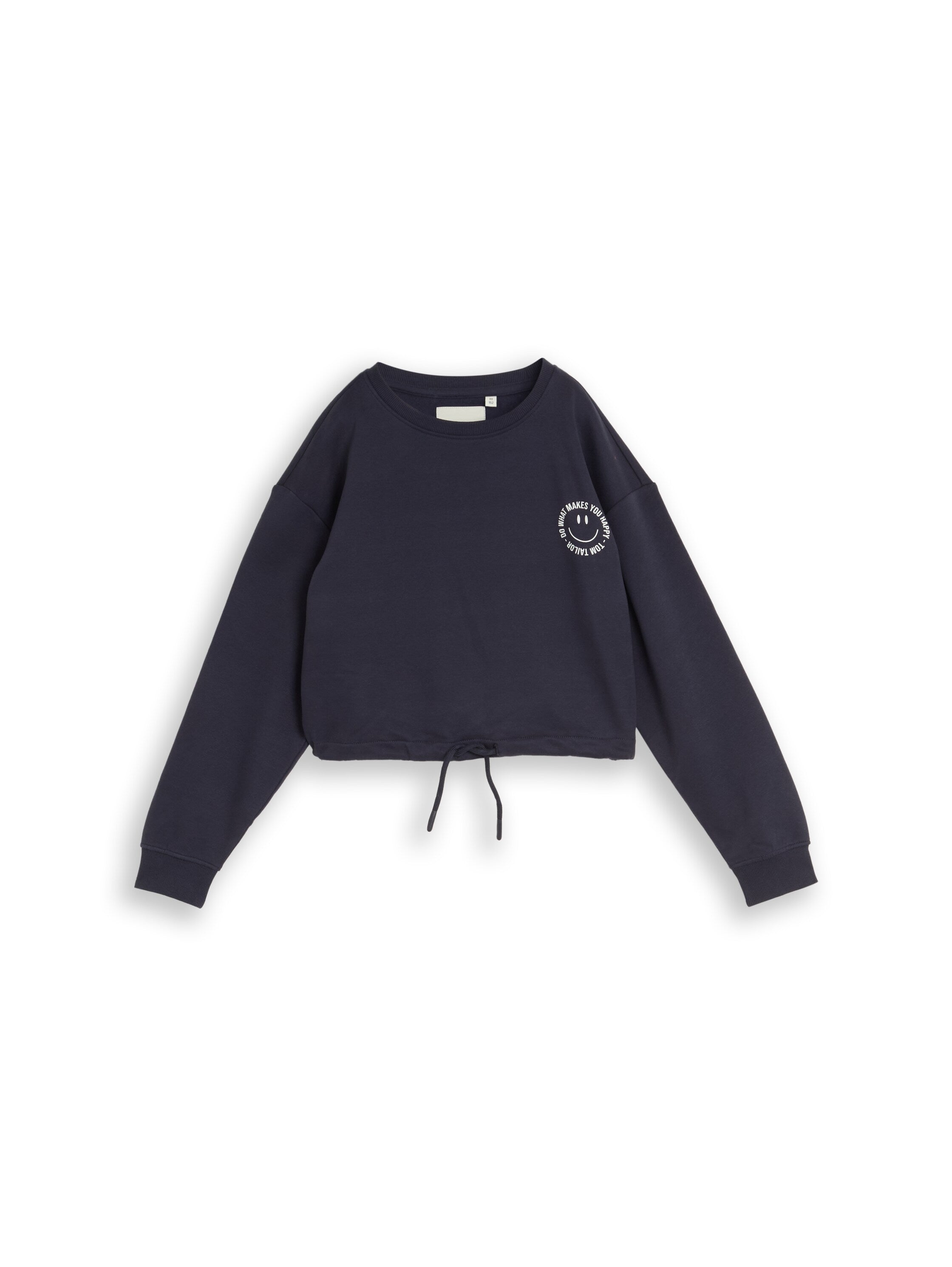 Cropped Sweatshirt mit Print