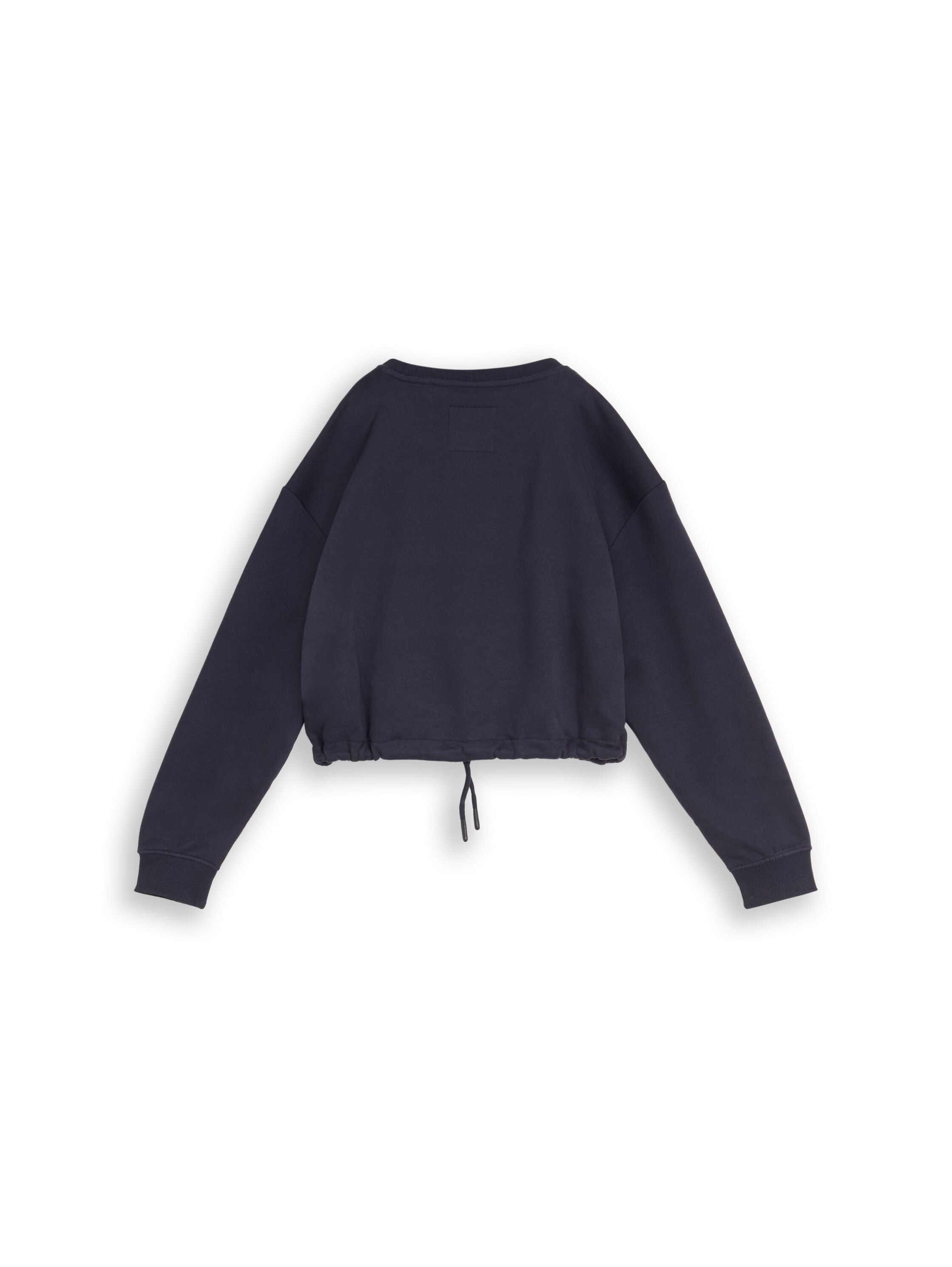 Cropped Sweatshirt mit Print