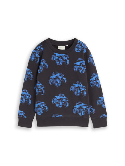 Sweatshirt mit Allover-Print