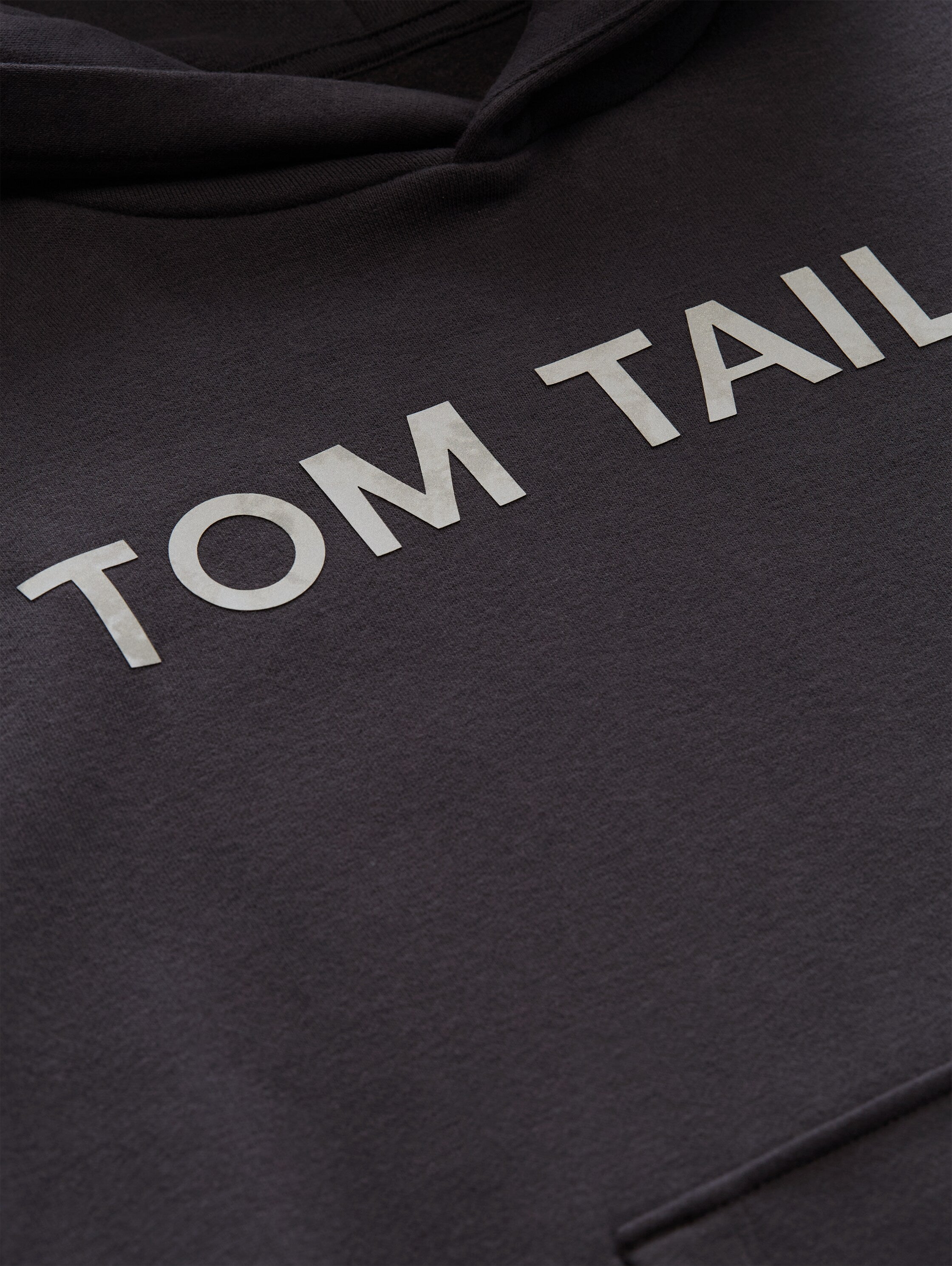 Hoodie Sweatshirt mit Logo-Print