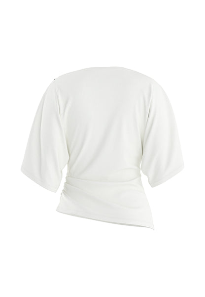 HDYURI SS DRAPED TOP
