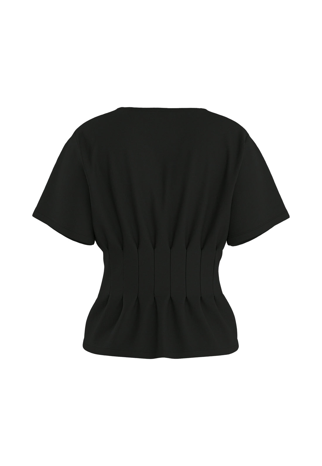 HDORIA SS PLEATED T-SHIRT