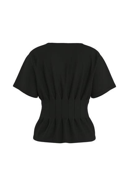 HDORIA SS PLEATED T-SHIRT