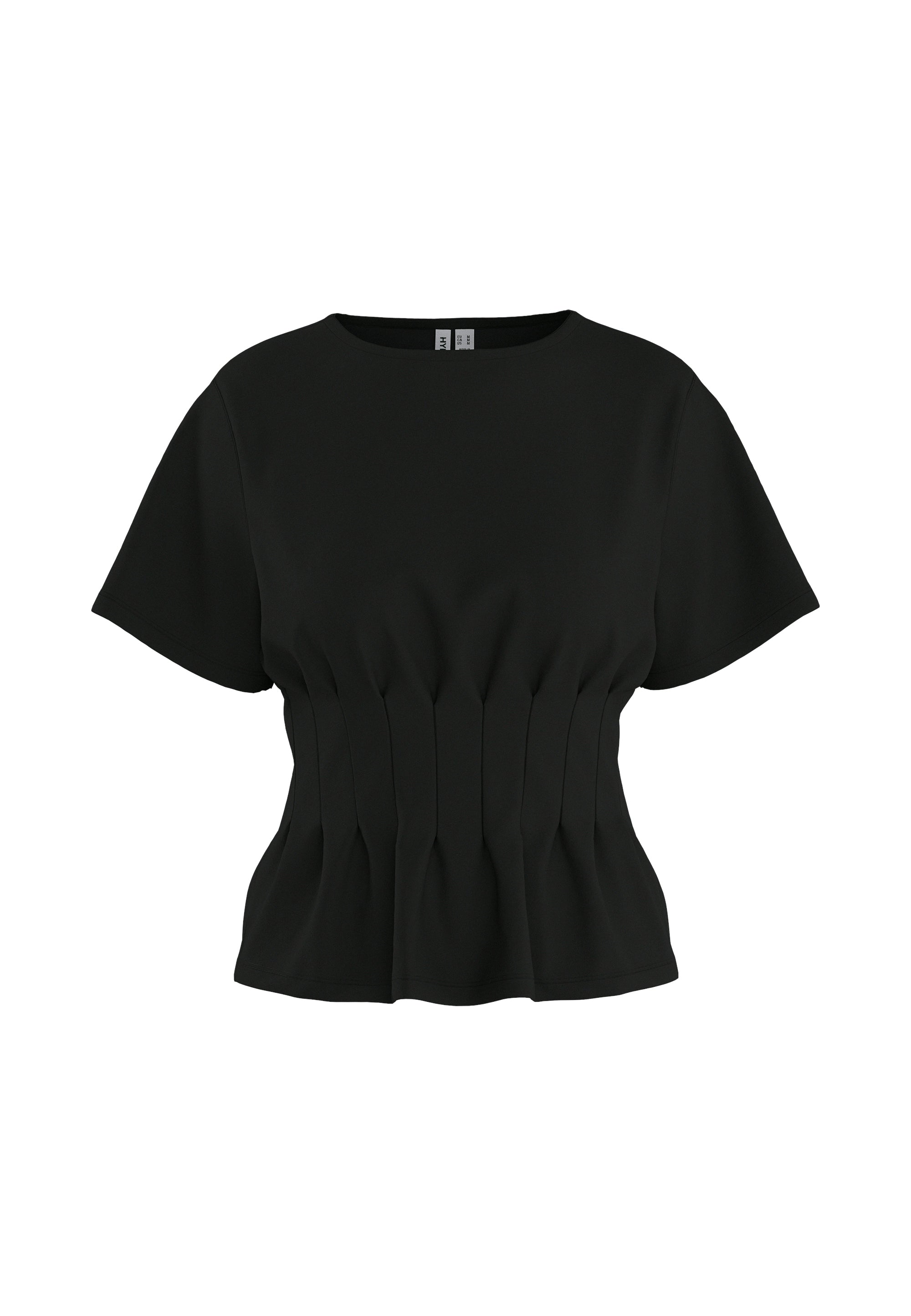 HDORIA SS PLEATED T-SHIRT