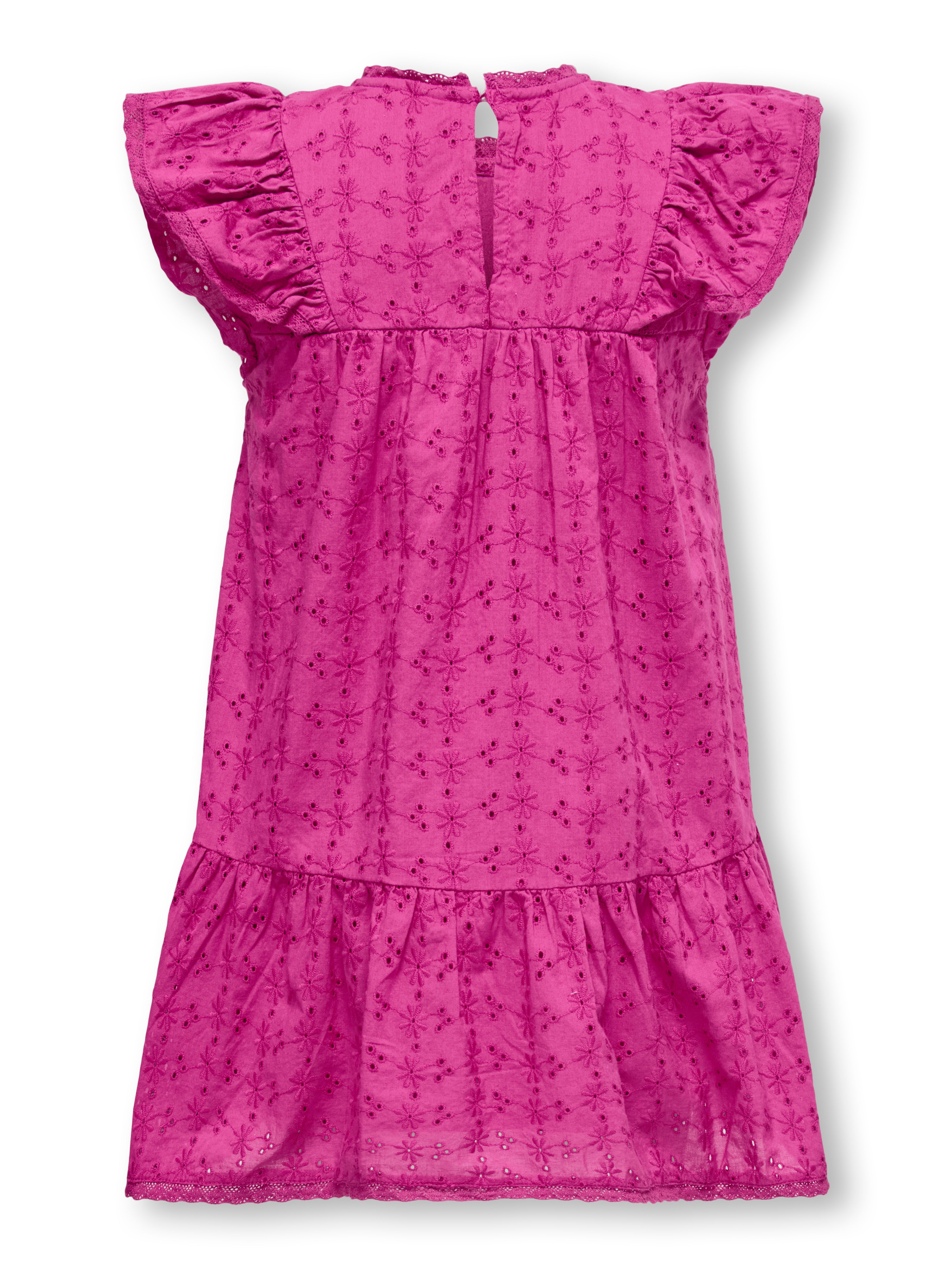 KMGMARGOT LIFE S/L EMBROIDERY DRESS WVN