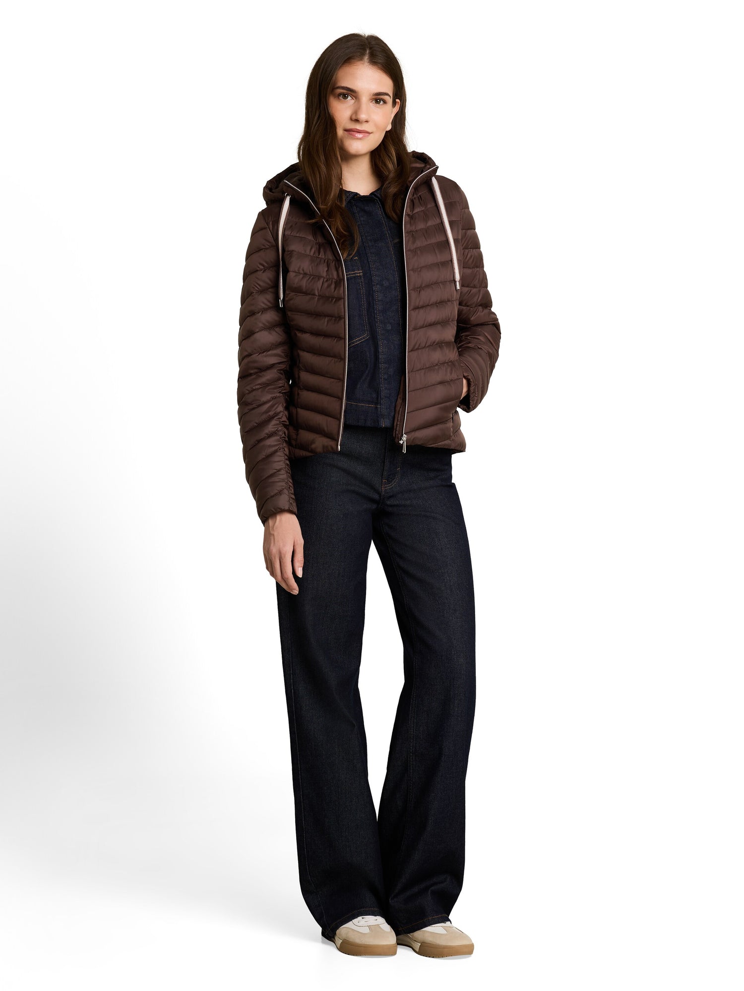 Lightweight Steppjacke mit Kapuze