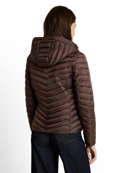 Lightweight Steppjacke mit Kapuze