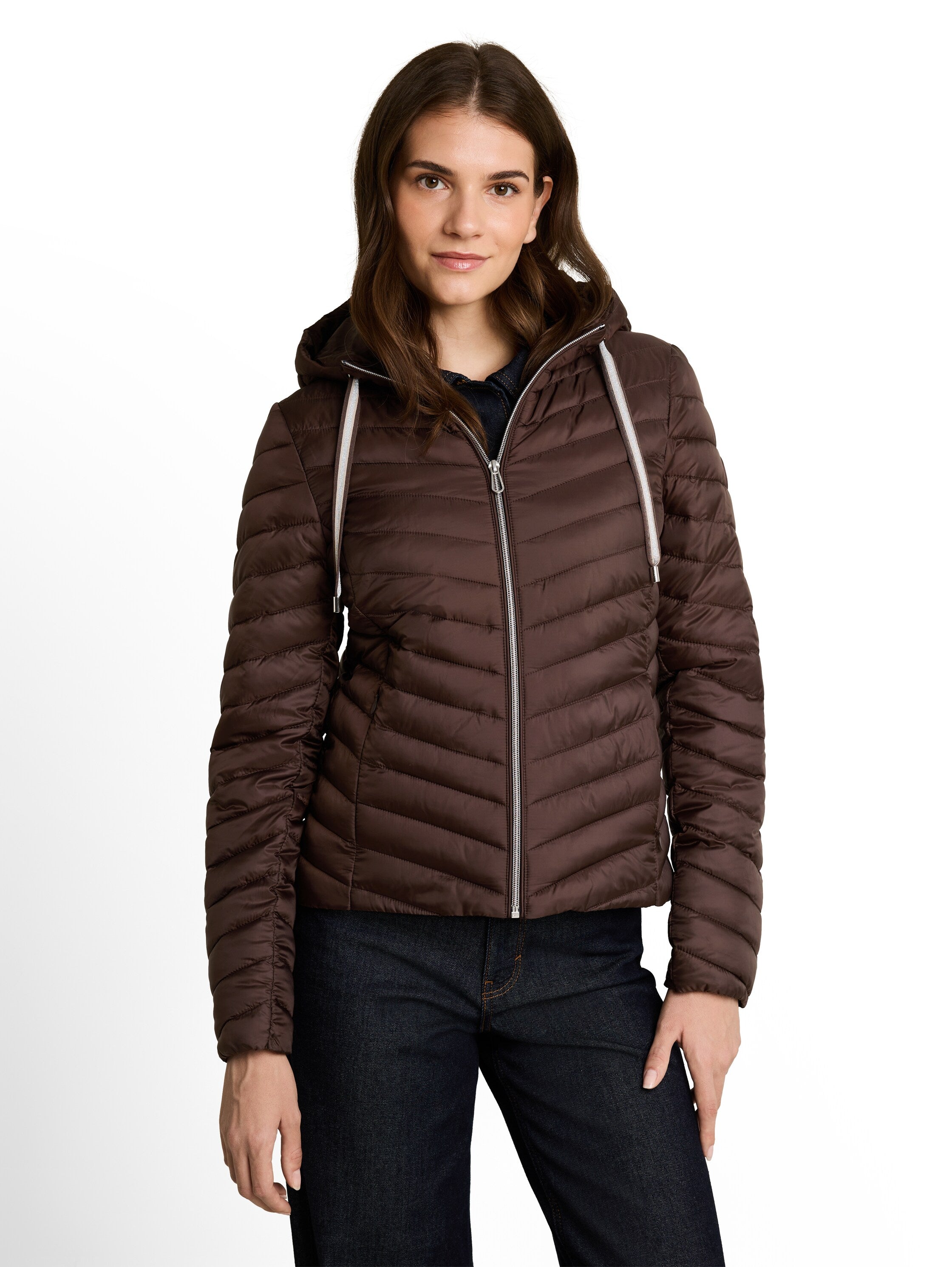 Lightweight Steppjacke mit Kapuze