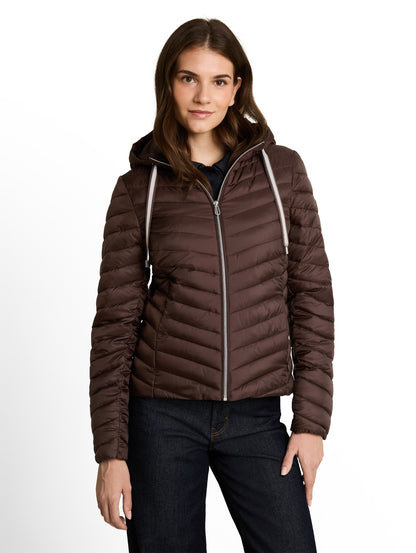 Lightweight Steppjacke mit Kapuze