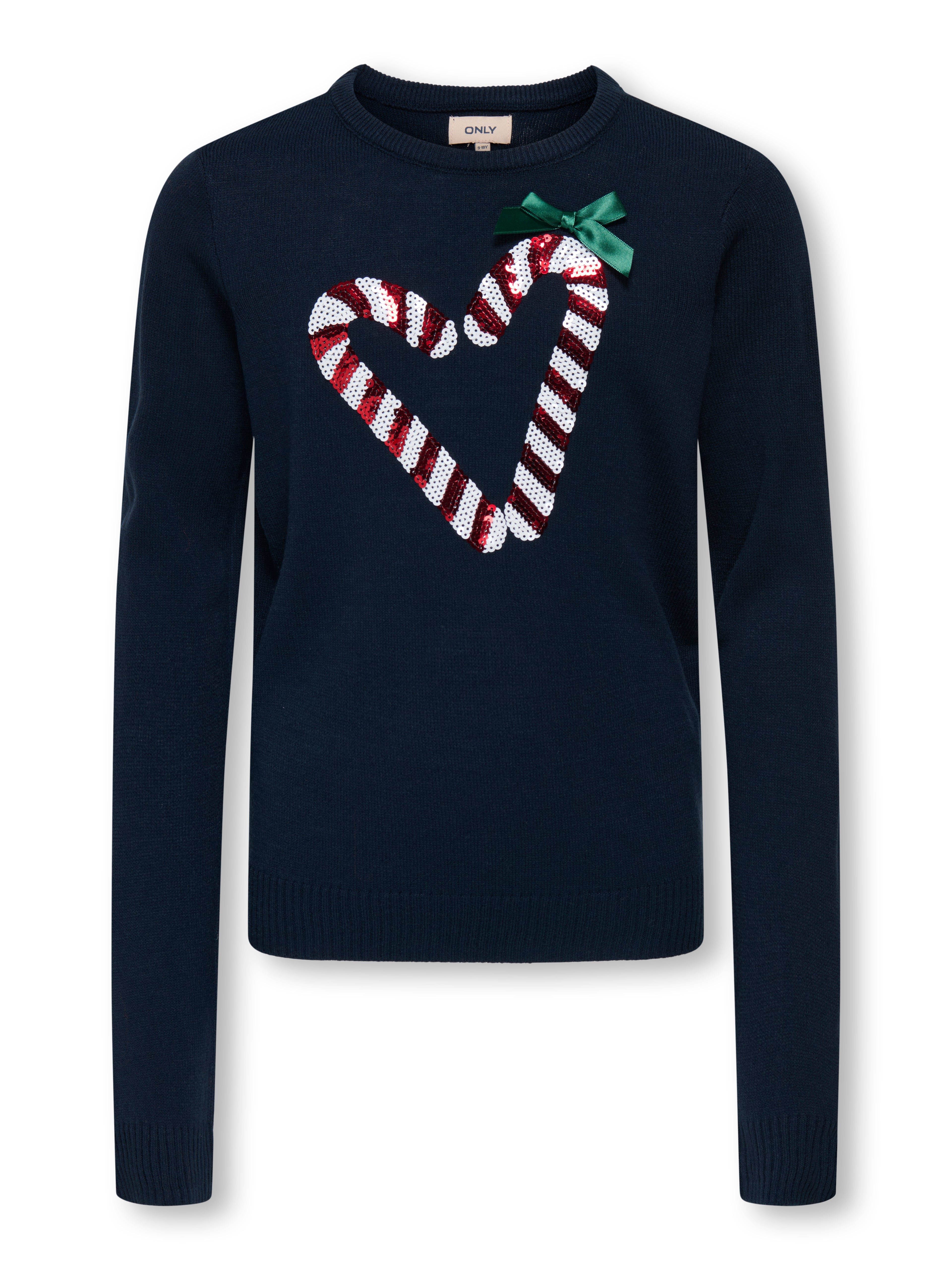 KOGXMAS SHINE LS ONECK BOX KNT