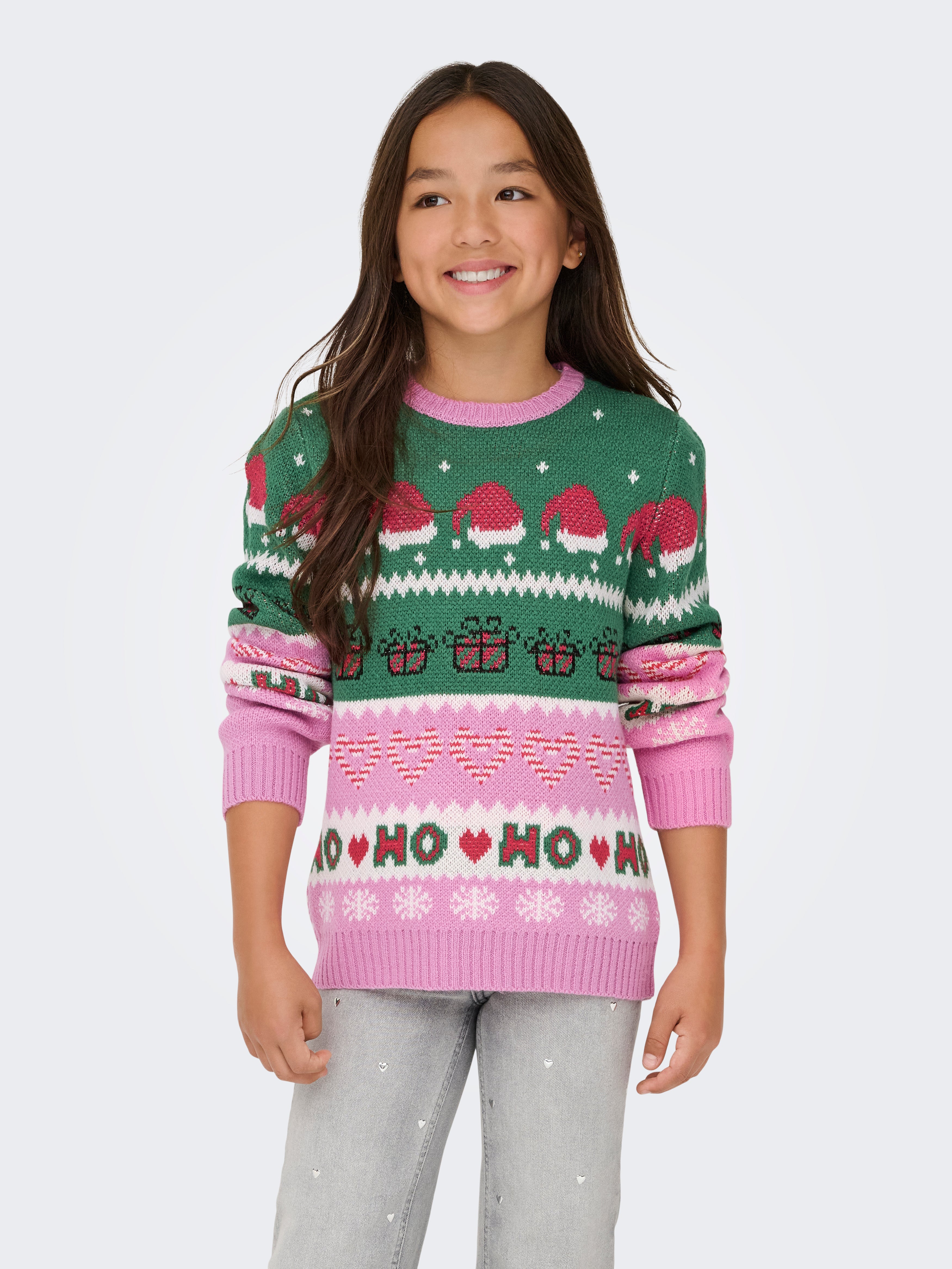 KOGHOHO XMAS LS PULLOVER KNT