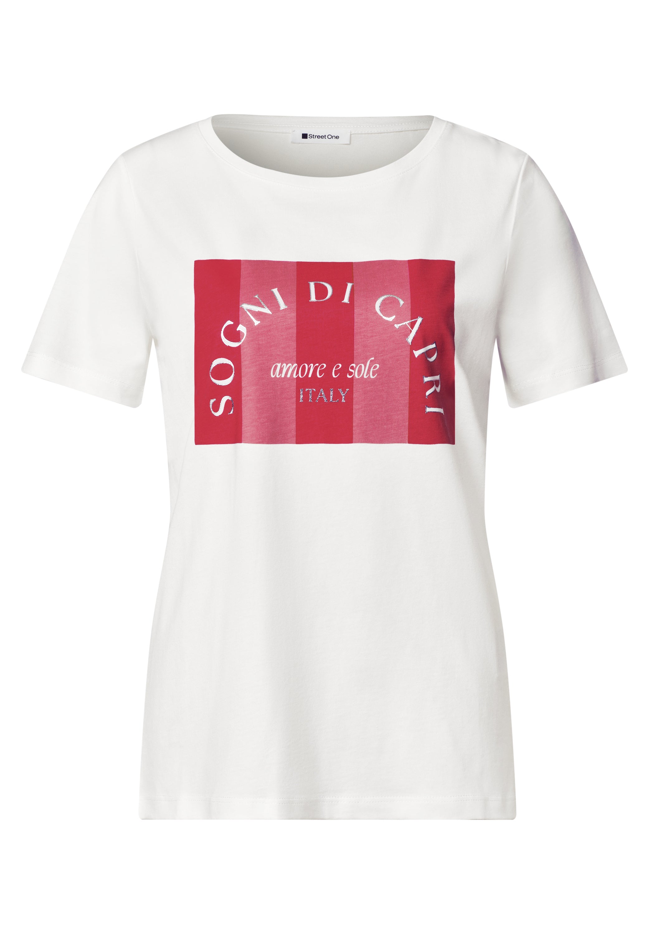 T-Shirt mit Rundhals und Print