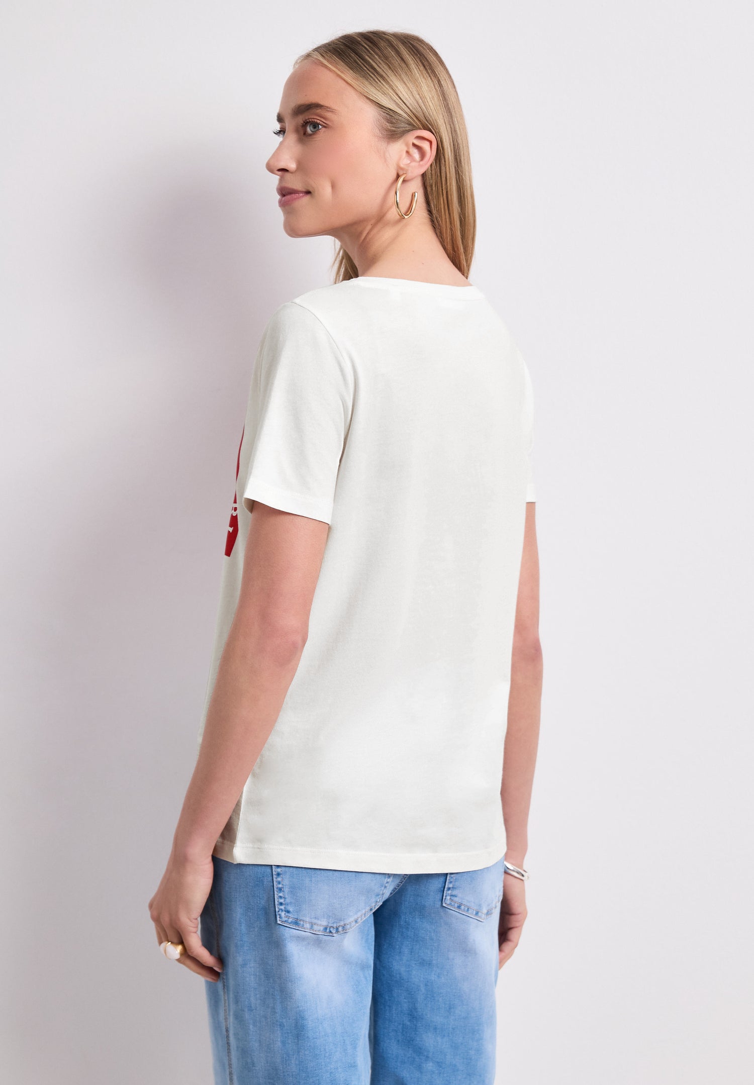 T-Shirt mit Rundhals und Print