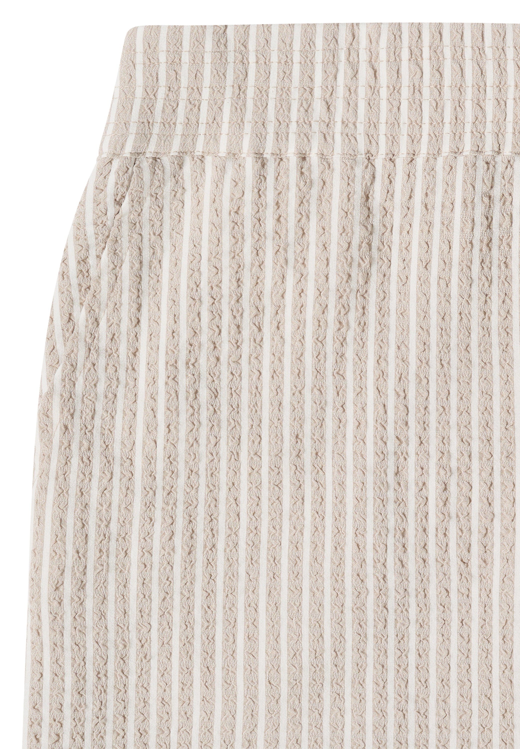 Knielanger Jogg Skirt in Seersucker-Qualität