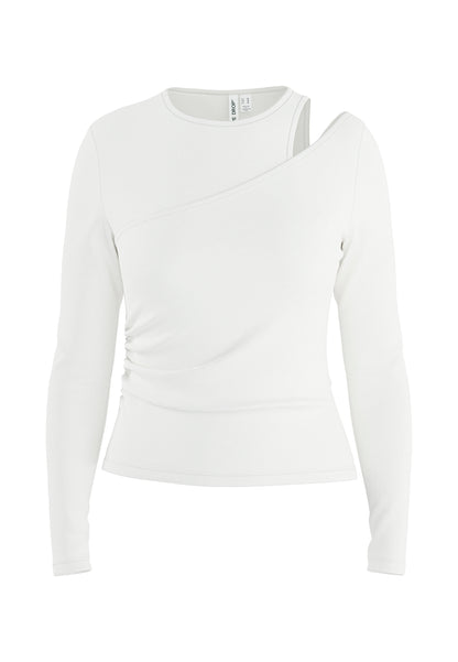 HDJULIA LS LAYERED FITTED TOP