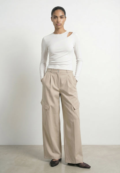 HDJULIA LS LAYERED FITTED TOP