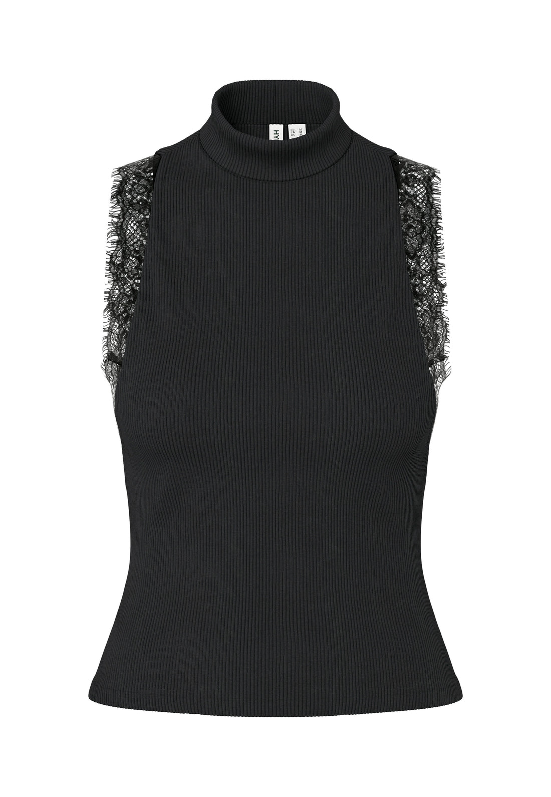 HDIDA HIGH NECK LACE TOP