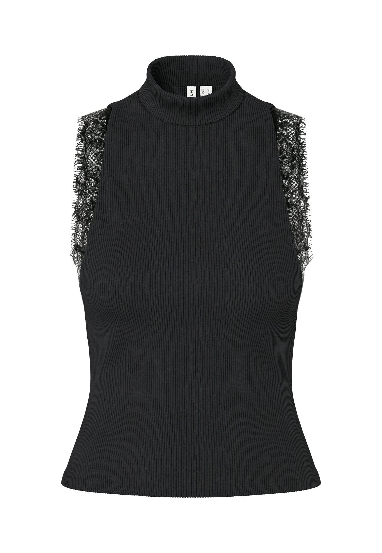 HDIDA HIGH NECK LACE TOP