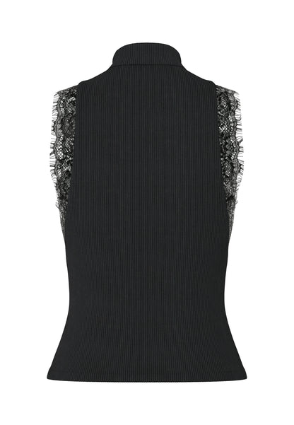 HDIDA HIGH NECK LACE TOP