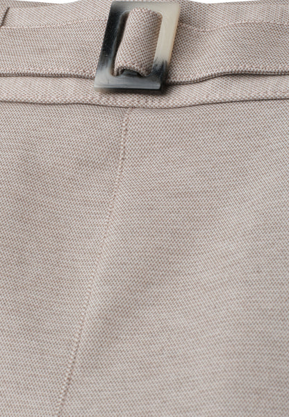 High Waist Culotte mit Schnallendetail