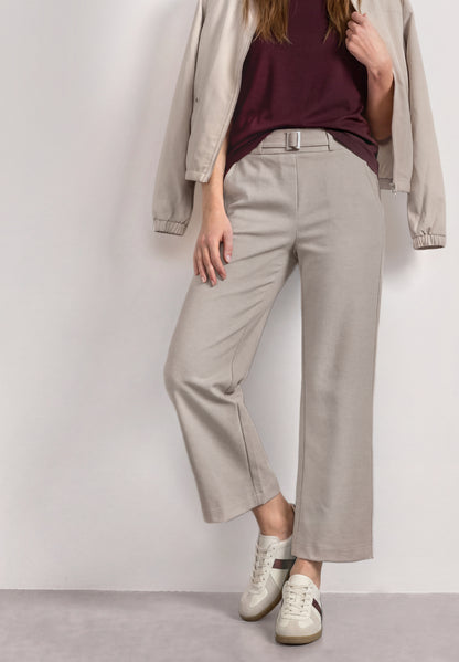 High Waist Culotte mit Schnallendetail