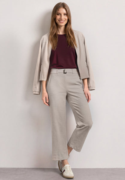 High Waist Culotte mit Schnallendetail