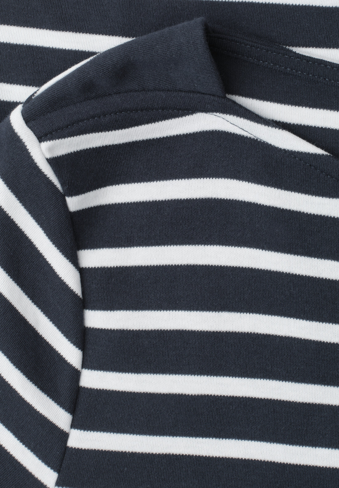 T-Shirt mit Boat Neck und Streifen