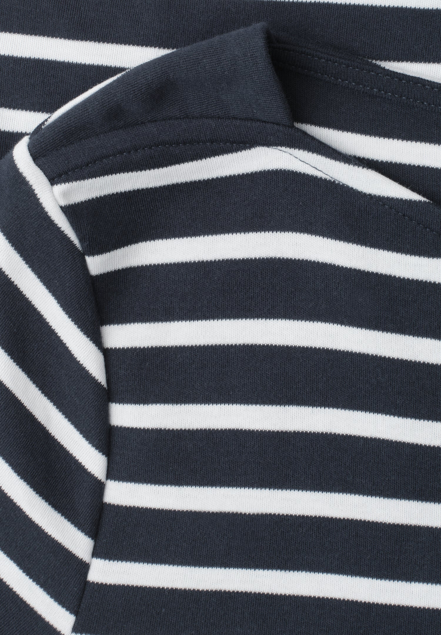 T-Shirt mit Boat Neck und Streifen