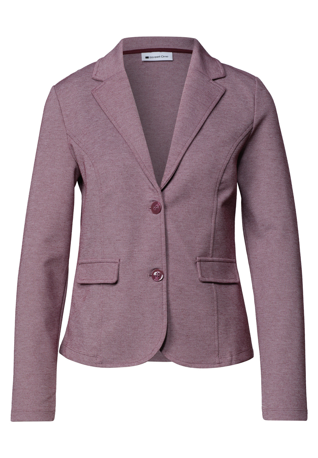 Basic Blazer in Unifarbe