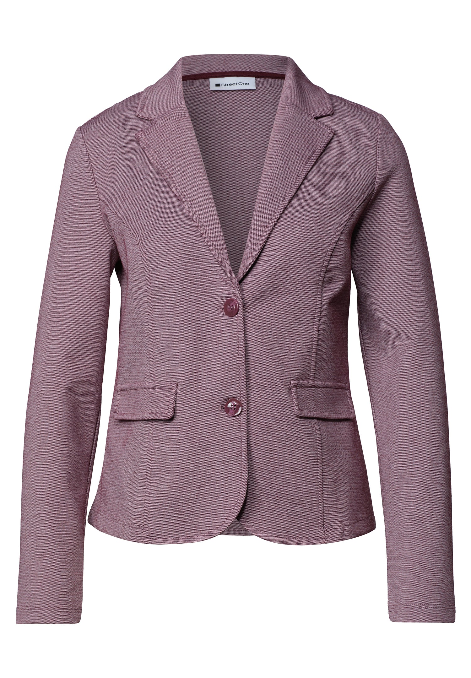 Basic Blazer in Unifarbe