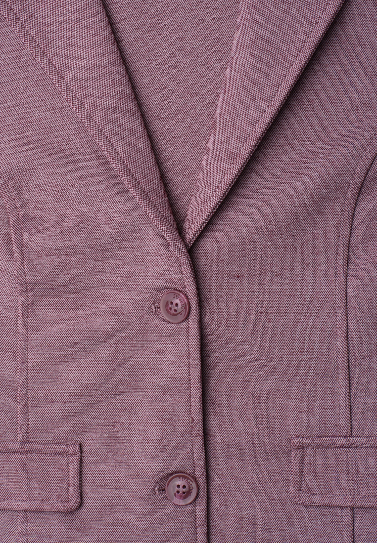 Basic Blazer in Unifarbe