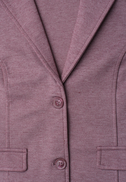 Basic Blazer in Unifarbe