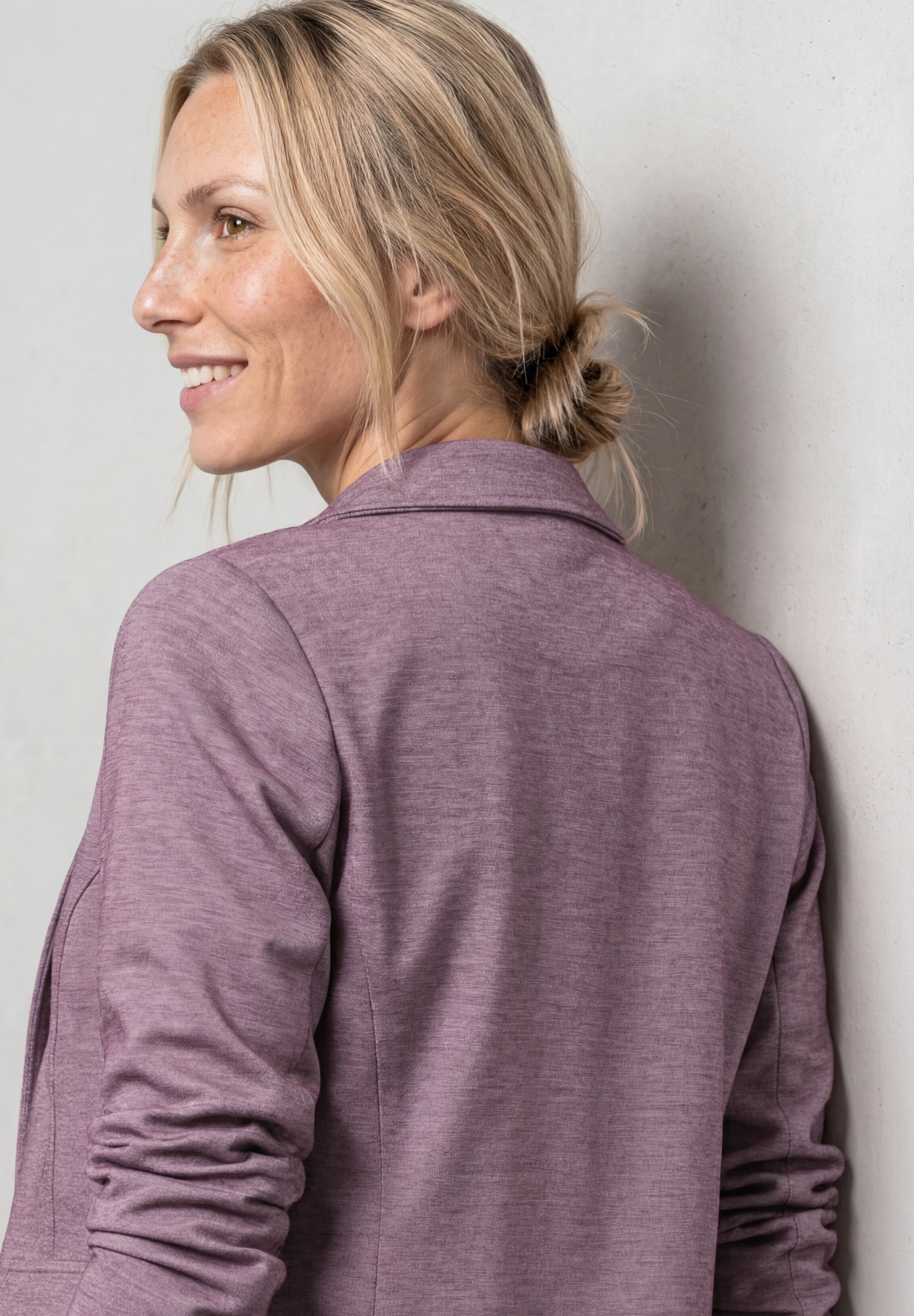 Basic Blazer in Unifarbe