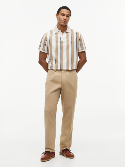 V NECK CREPE CLASSIC POLO