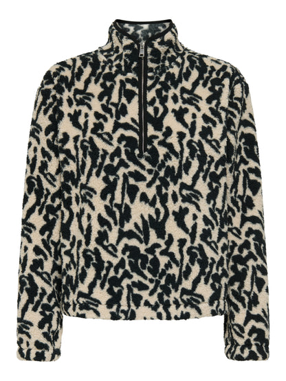 ONLNEW DALLAS L/S HIGHNECK ZIP SWT NOOS