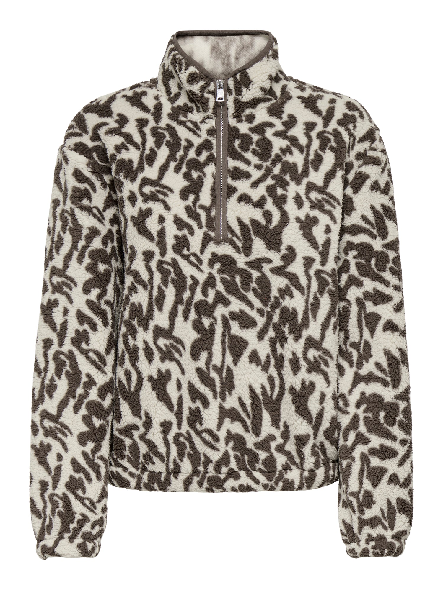ONLNEW DALLAS L/S HIGHNECK ZIP SWT NOOS