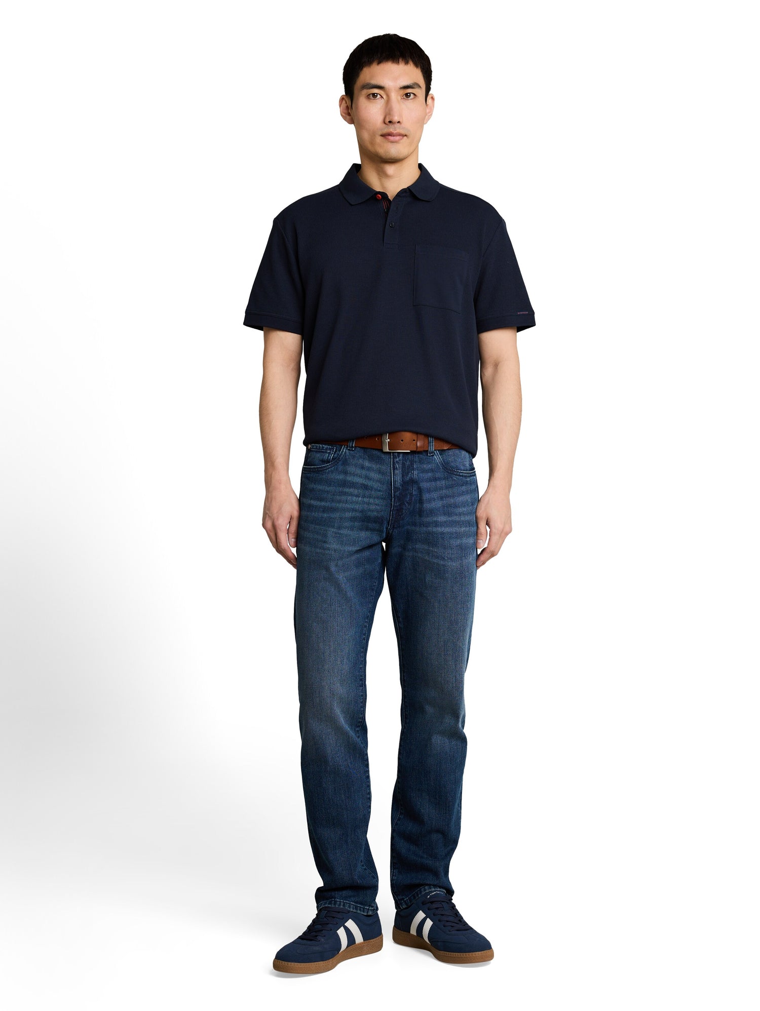 Poloshirt mit Brusttasche