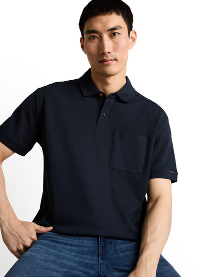 Poloshirt mit Brusttasche