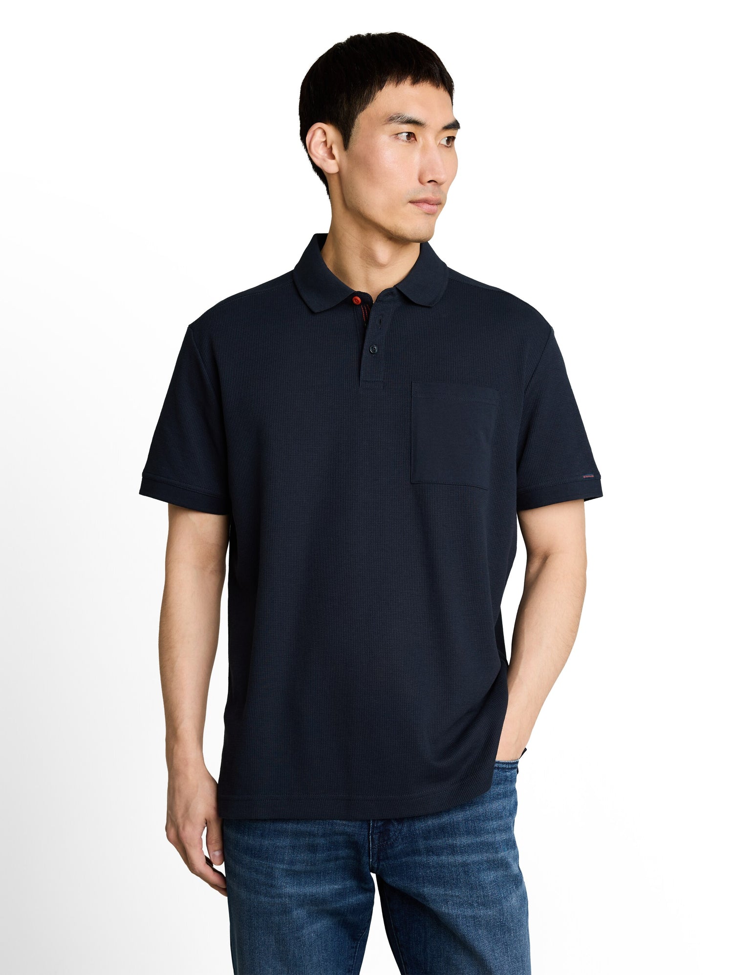 Poloshirt mit Brusttasche