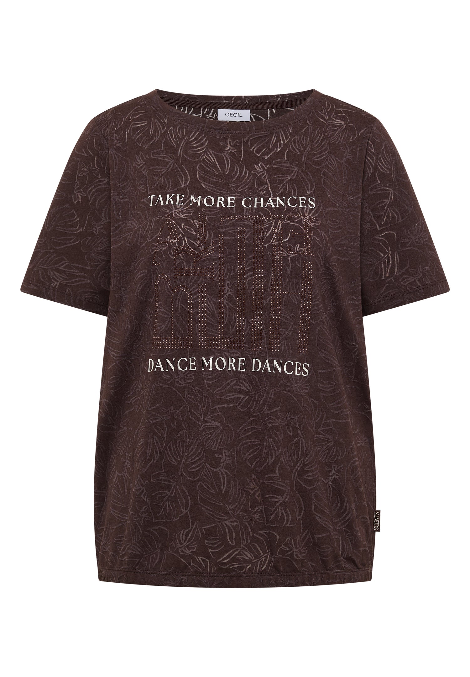 T-Shirt in Ausbrenner-Optik