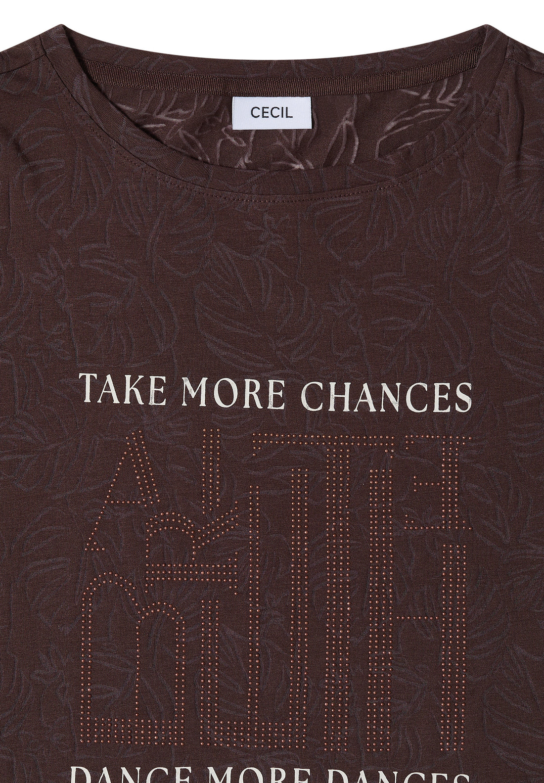 T-Shirt in Ausbrenner-Optik